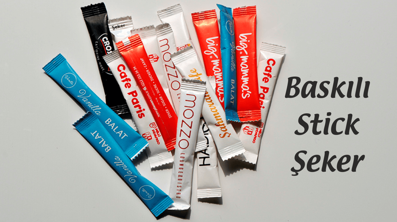 baskılı stick şeker
